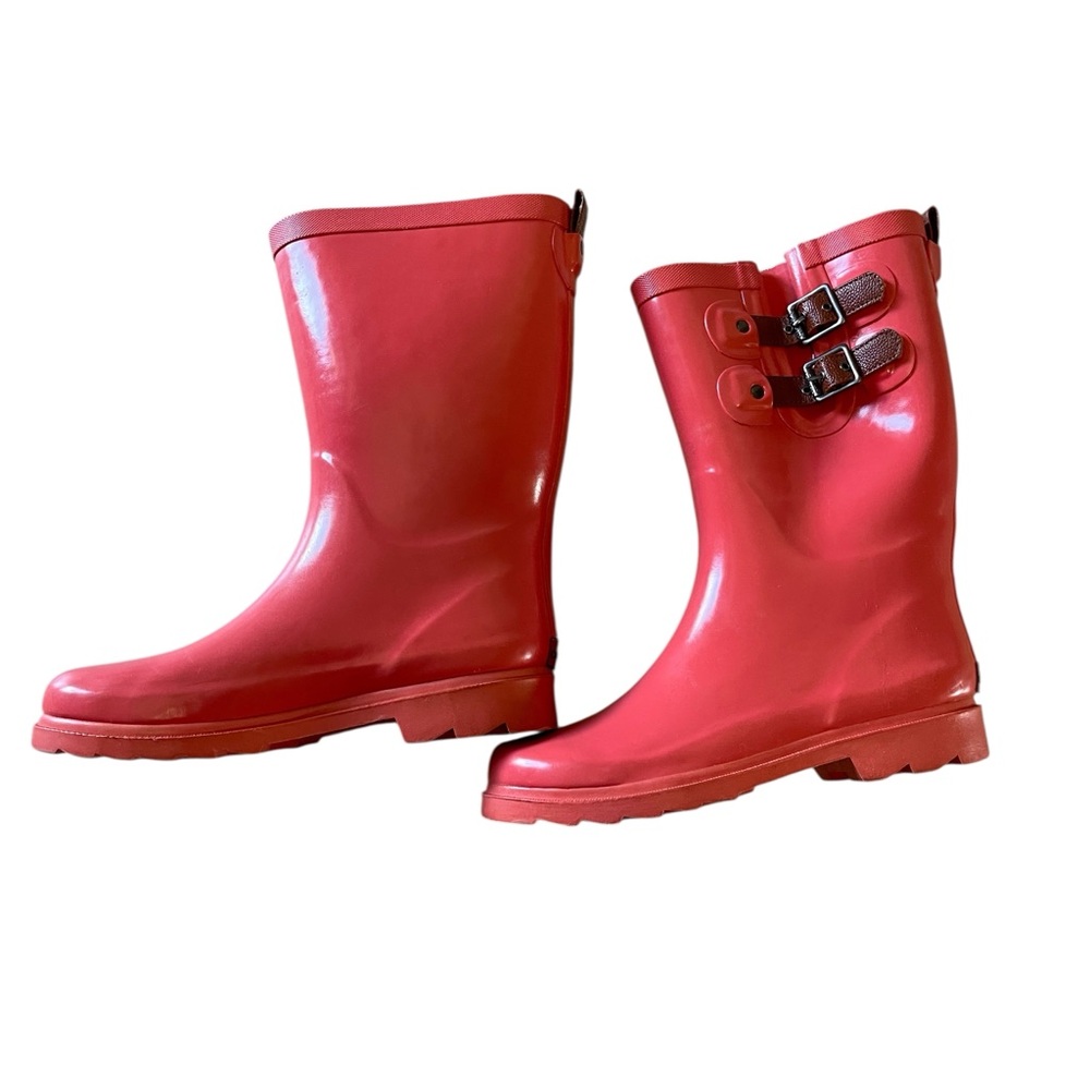 Chooka coral pink rubber rain boots size‎ 8